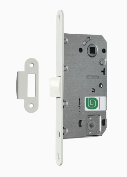 Защелка пластиковая Гардиан "SOFT 1 P" WH - Белый матовый