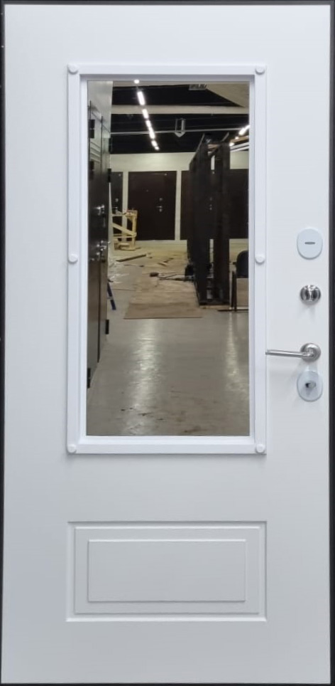 "Хабаровск" Белый Матовый - вид сзади